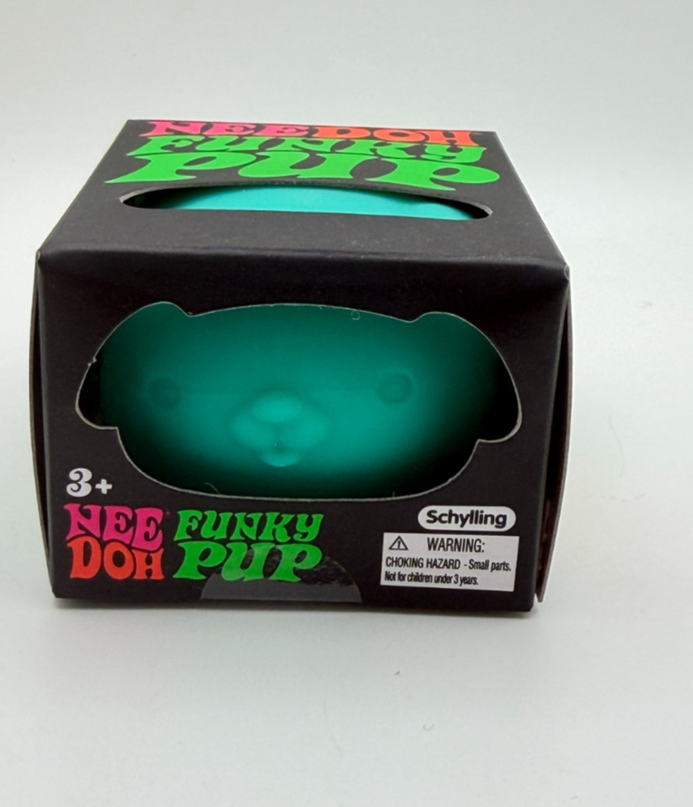 🔥💥New Sealed Schylling NeeDoh Funky Pup TEAL Authentic 💥🔥